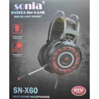 Sonia SN-X60 Gaming Oyuncu Kulaküstü Mikrofonlu Kulaklık