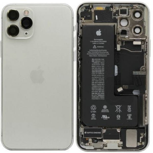 Apple iPhone 11 Pro Max Orijinal Kasa Dolu Bataryalı Çıkma Beyaz