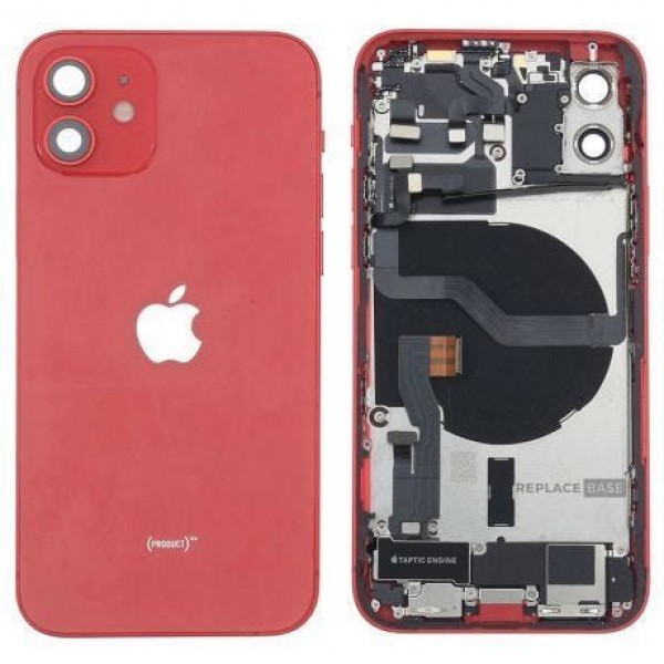Apple iPhone 12 Orijinal Kasa Dolu Çıkma Kırmızı