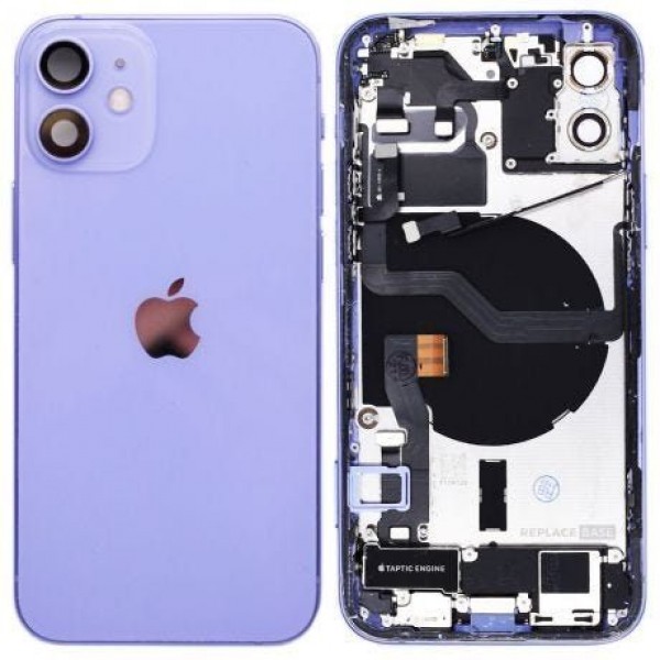 Apple iPhone 12 Orijinal Kasa Dolu Çıkma Mor
