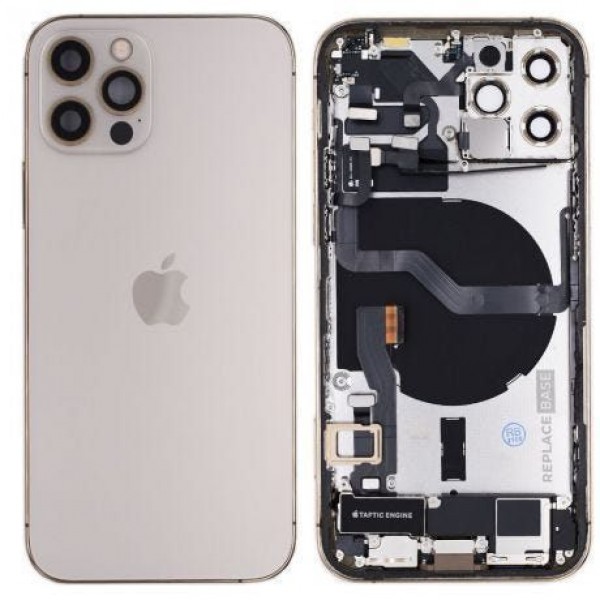 Apple iPhone 12 Pro Orijinal Kasa Dolu Çıkma Gold