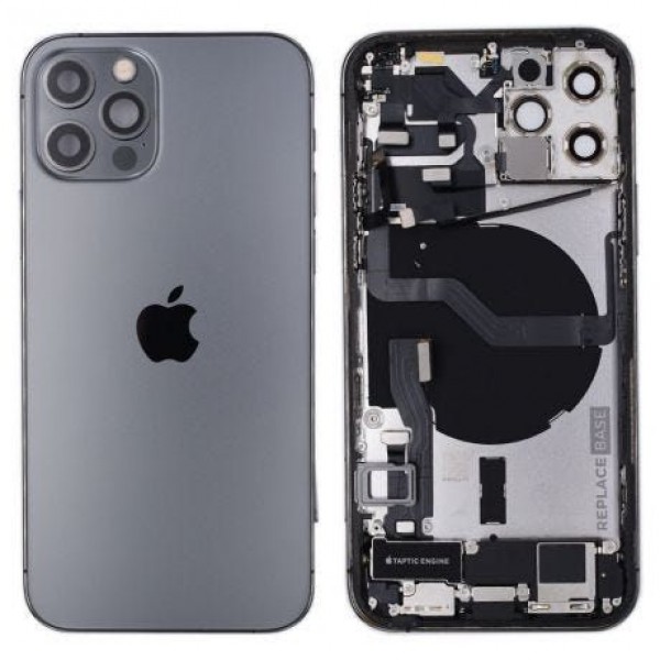 Apple iPhone 12 Pro Orijinal Kasa Dolu Çıkma Siyah