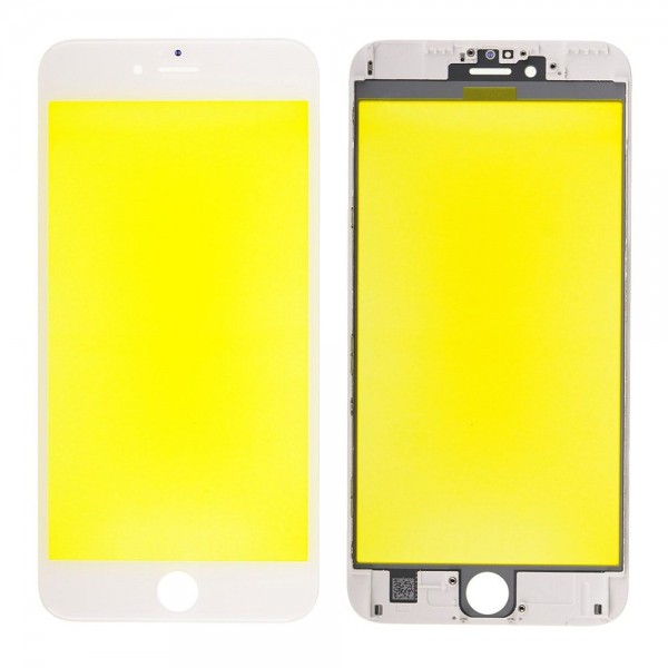 Apple iPhone 6S Plus Ocalı Çıtalı Cam Beyaz