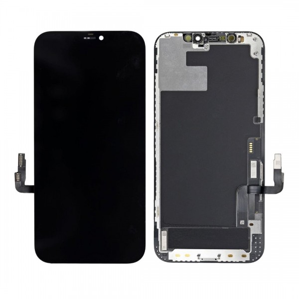 Apple iPhone 12 LCD Ekran Dokunmatik Panel Servis Orjinali Siyah