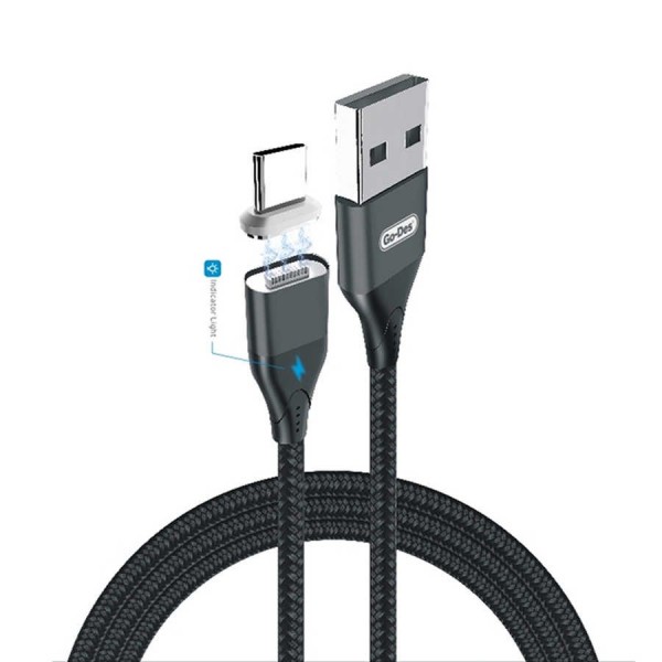 Go Des GD-UC504 Attraction Magnetic Fast Data Type-C Usb Cable