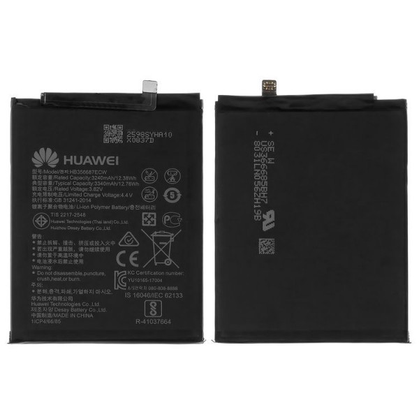 Huawei Mate 10 Lite RNE-L01 Batarya HB356687ECW 3340 mAh OEM