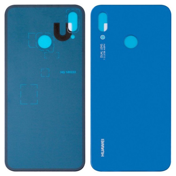 Huawei P20 Lite Arka Kapak Batarya Kapağı Mavi
