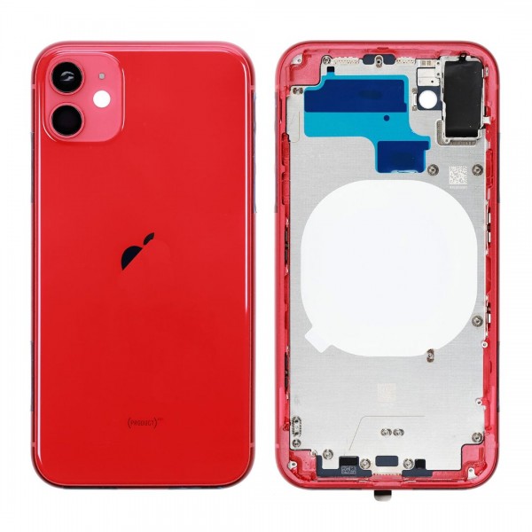 Apple iPhone 11 Kasa Kapak Boş Versiyon Kırmızı
