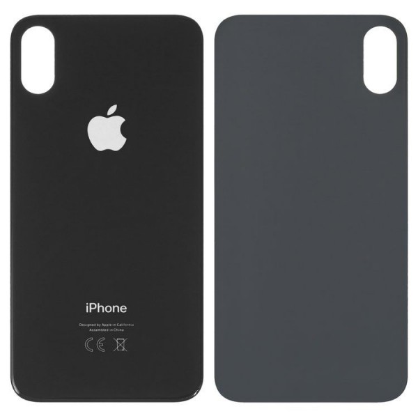 Apple iPhone XS Arka Cam Kapak Geniş Lensli Siyah