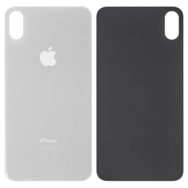 Apple iPhone XS Max Arka Cam Kapak Geniş Lensli Beyaz