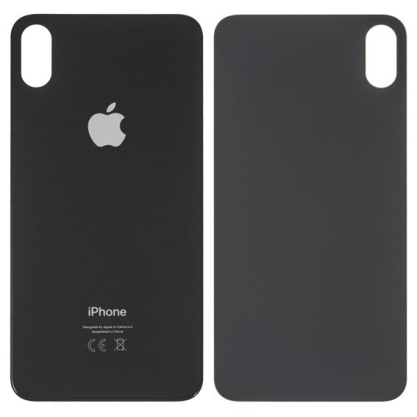 Apple iPhone XS Max Arka Cam Kapak Geniş Lensli Siyah