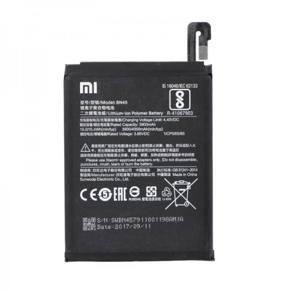 Xiaomi Redmi Note 5 Batarya BN45 3900mAh OEM