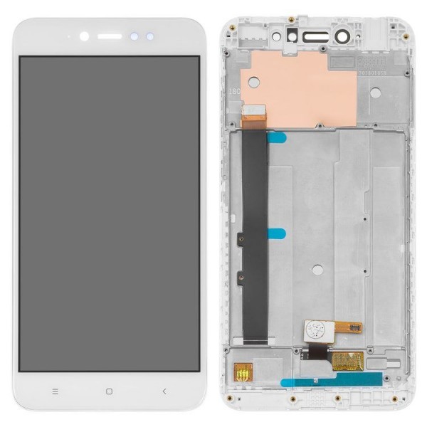 Xiaomi Redmi Note 5A Prime LCD Ekran Dokunmatik Panel Çıtalı Servis Beyaz