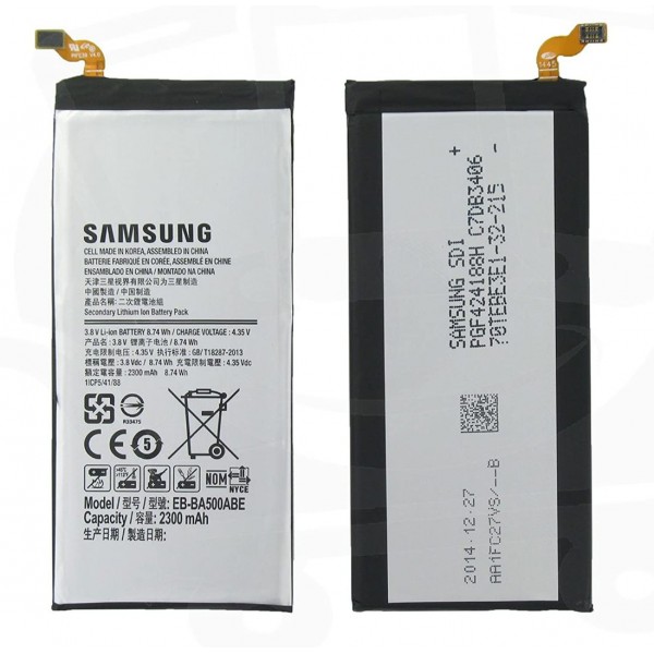 Samsung Galaxy A5 2015 A500 Servis Orijinali Batarya EB-BA500ABE