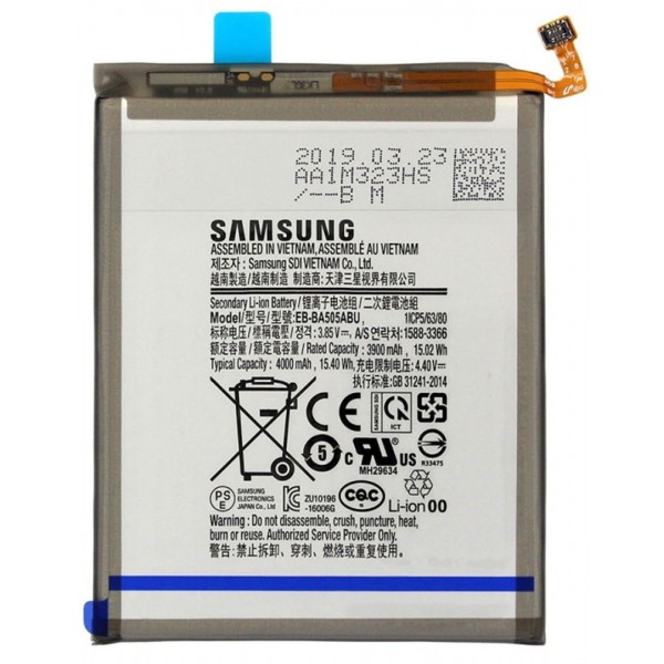 Samsung Galaxy A30 A305 Servis Orijinali Batarya EB-BA505ABU