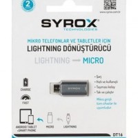 Syrox Lightning To Micro Usb Dönüştürücü DT16