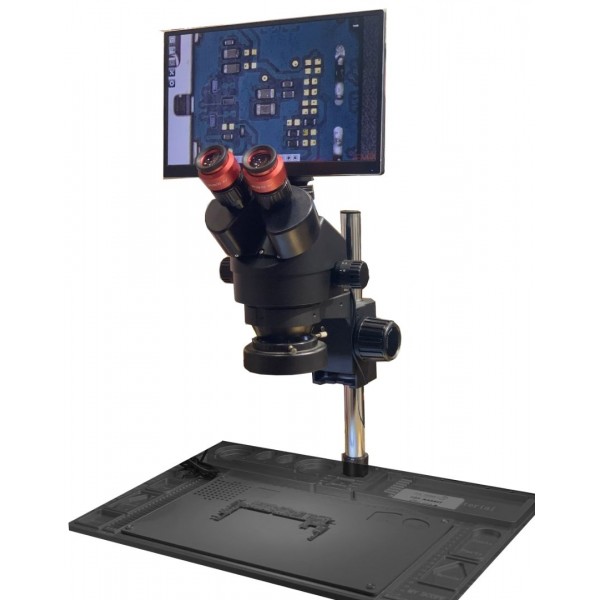 WL Premium Plus 10x23 Gözlü Profesyonel Mikroskop Seti 0.5X yada 0.7X Lensi Black Edition