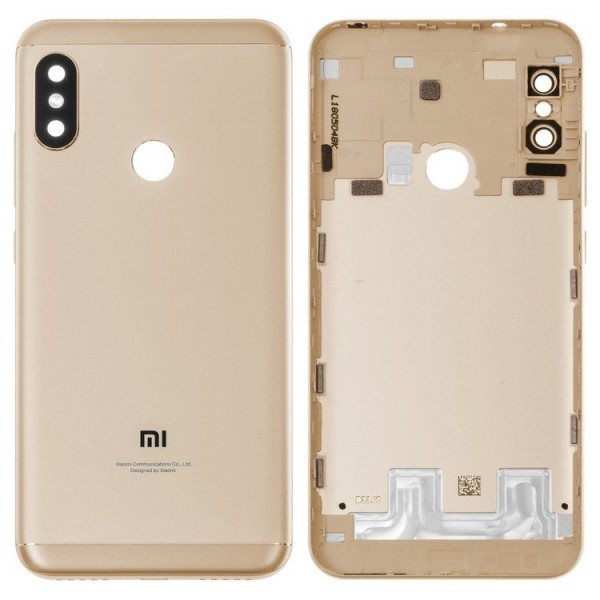 Xiaomi Mi A2 Lite Arka Kapak Batarya Kapağı Gold