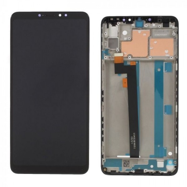 Xiaomi Mi Max 3 LCD Ekran Dokunmatik Panel Çıtalı Servis Siyah
