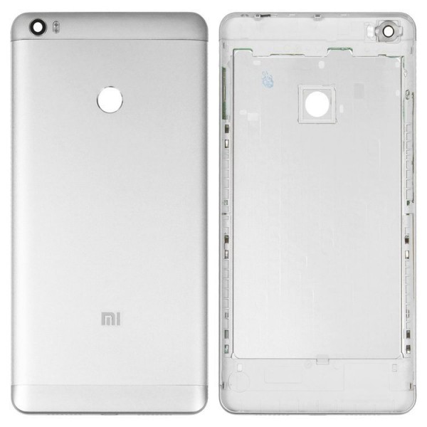 Xiaomi Mi Max Arka Kapak Batarya Kapağı Gümüş Gri