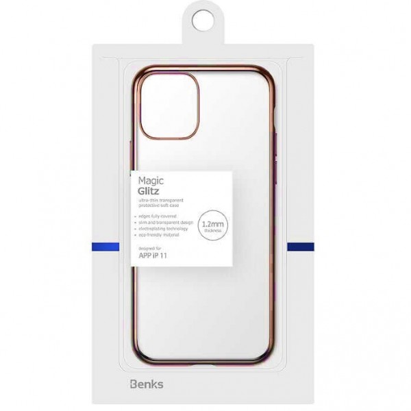 Apple iPhone 11 Benks Magic Glitz Ultra-Thin Transparent Protective Soft Case