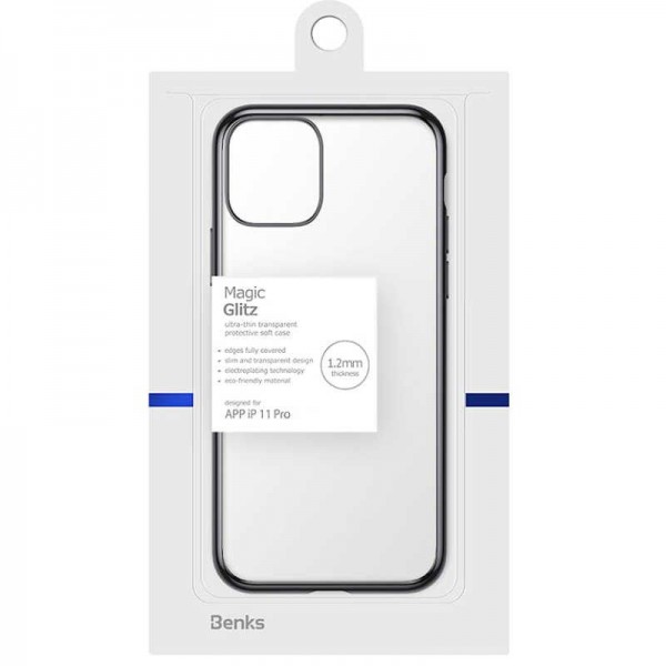 Apple iPhone 11 Pro Benks Magic Glitz Ultra-Thin Transparent Protective Soft Kılıf