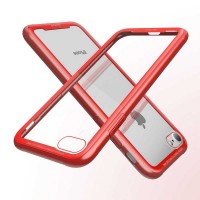 Apple iPhone 8 Kılıf Roar Glassoul Airframe Cover
