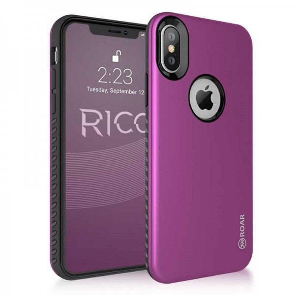 Apple iPhone XS 5.8 Kılıf Roar Rico Hybrid Case