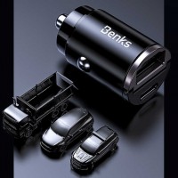 Benks C30 Mini Fast Charging PD Car Charger Araç Telefon Çakmaklık Şarjı
