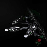 Benks D27 3 in 1 Snake Cable Lightning+Lightning+Type-C 1.5M USB Kablo