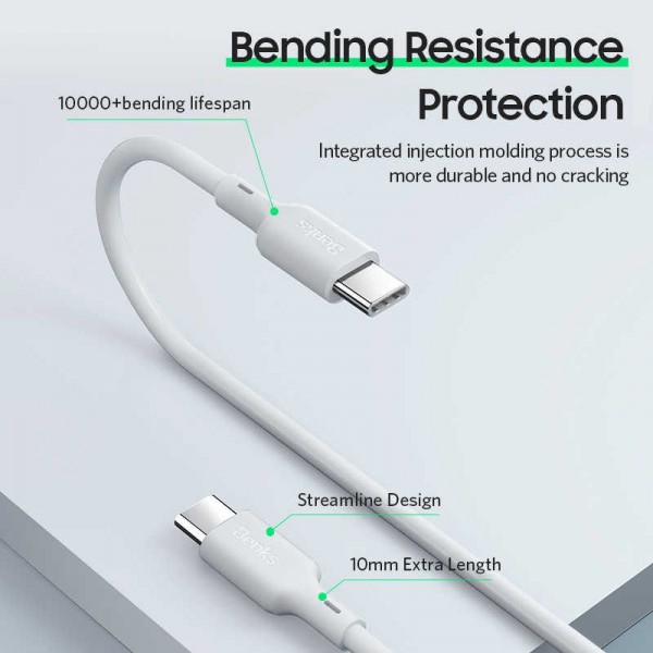 Benks D36 Type-C Fast Charging Usb Cable 1.2m USB Kablo