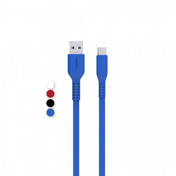 ACL ACK-44 MELLOWS Serie™ Micro USB Şarj Kablosu Mavi