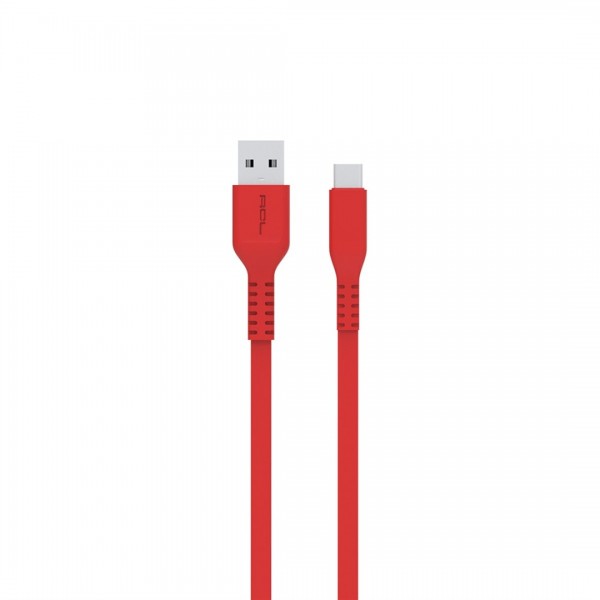 ACL ACK-46 MELLOWS Serie™ Type-C USB Şarj Kablosu Kırmızı