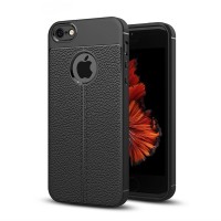 Apple iPhone 6 - 6S Focus Derili Silikon Kılıf Siyah