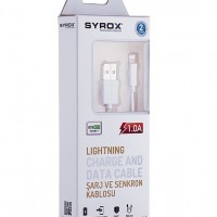 Syrox 1 Amper Lightning 5/5S Kablo