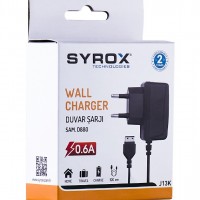 Syrox D880 0.6 A Kutu Şarj Cihazı J13K