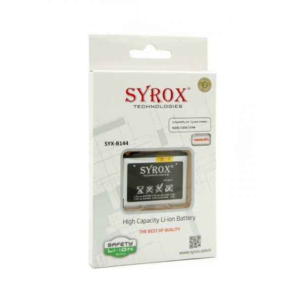 Syrox S5230 / S5233 / U700 Batarya
