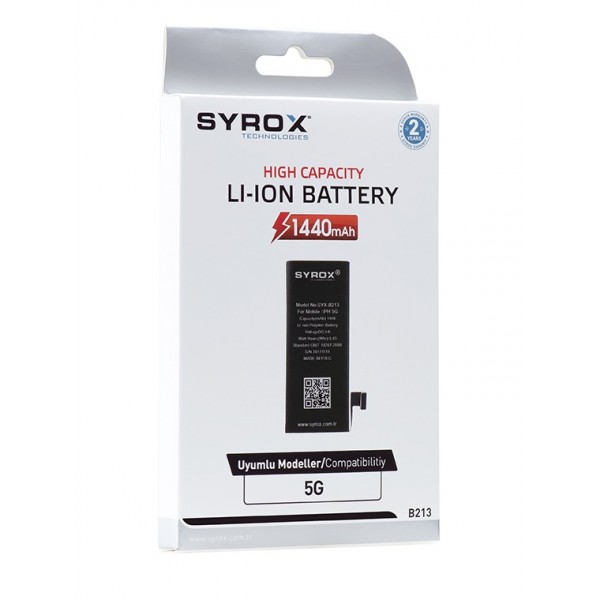 Syrox IPH 5G Batarya