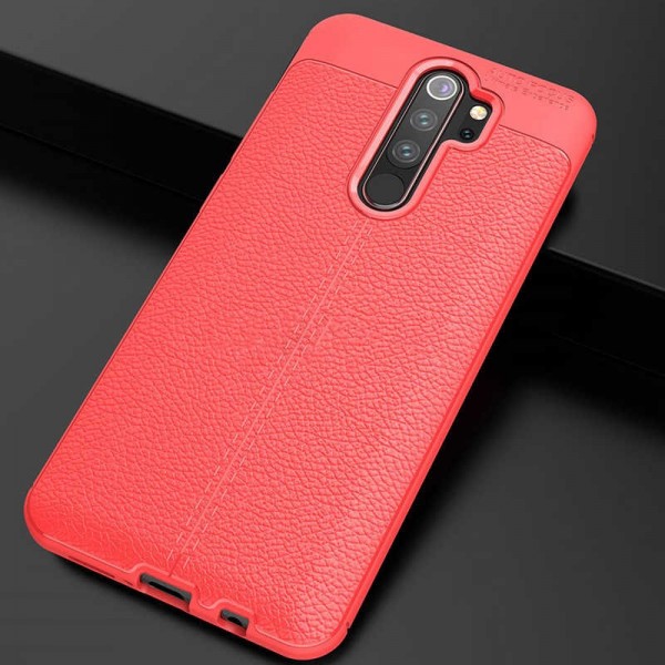 Xiaomi Redmi Note 8 Pro Focus Derili Silikon Kılıf Kırmızı