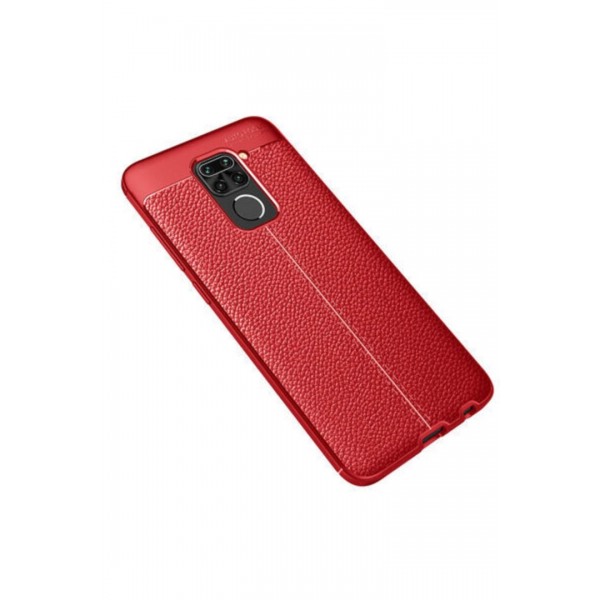 Xiaomi Redmi Note 9 Focus Derili Silikon Kılıf Kırmızı