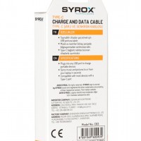 Syrox Type-C 1,2M 2.0 Amper Eco Kablo