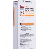 Syrox Type-C 2 Amper 1,2M Kablo