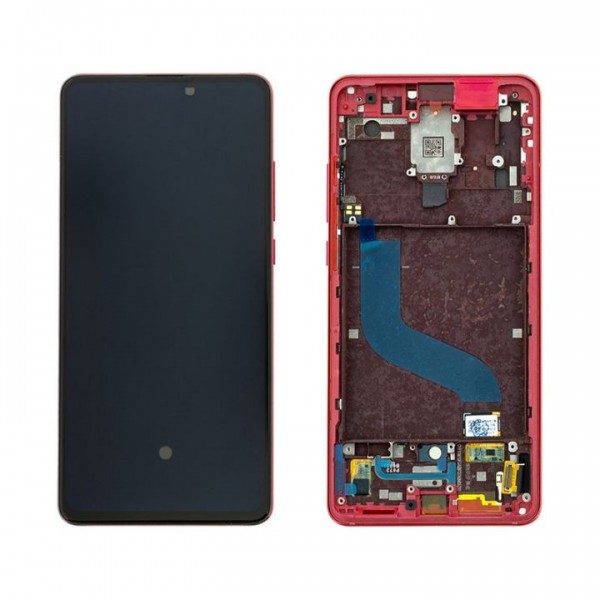 Xiaomi Mi 9T LCD Ekran Dokunmatik Panel Çıtalı Servis Kırmızı