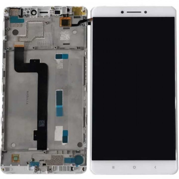 Xiaomi Mi Max LCD Ekran Dokunmatik Çıtalı Panel Servis Beyaz