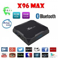 X96 Max Android 8.1 TV Box S905X2 4G 32G 2.4G 5G Çift Wifi
