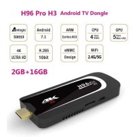H96 Pro H3 Mini PC TV Stick 4K - 2GB RAM + 16GB ROM, Android 7.1 