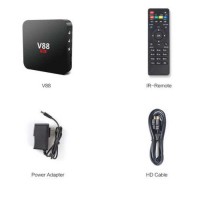 V88 Android Tv Box 1GB 8GB Android 6.0 4K HD Akıllı TV Kutusu
