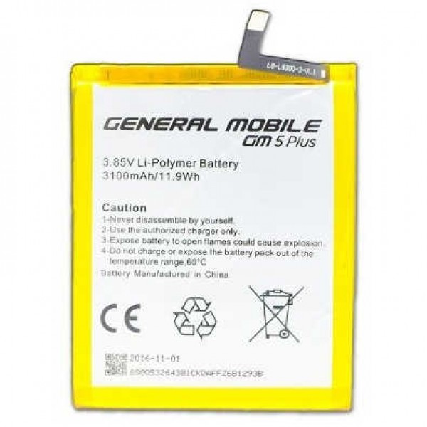 General Mobile GM5 Plus OEM Batarya