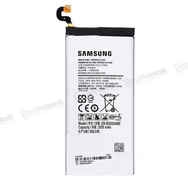 Samsung Galaxy S6 G920 Batarya OEM