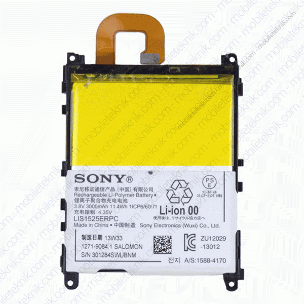 Sony Xperia Z1 Batarya OEM